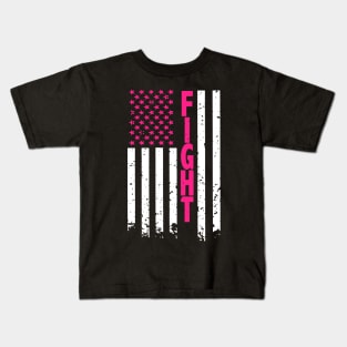 american flag fight Kids T-Shirt